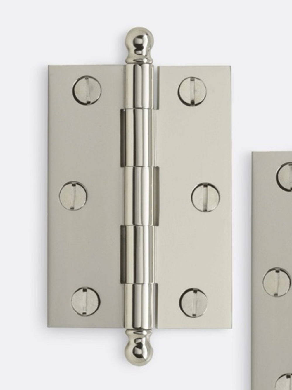 Restoration Hardware Utility Hinge Polished Nickel